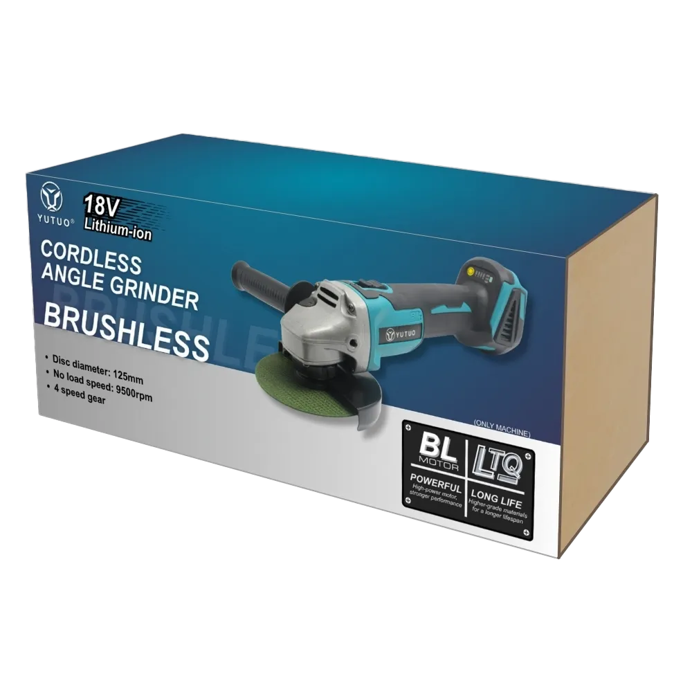 [SKU: YT-TQ-AG125] 🔧 Haakse Slijper 18V – 125 mm | professioneel | Makita-compatible