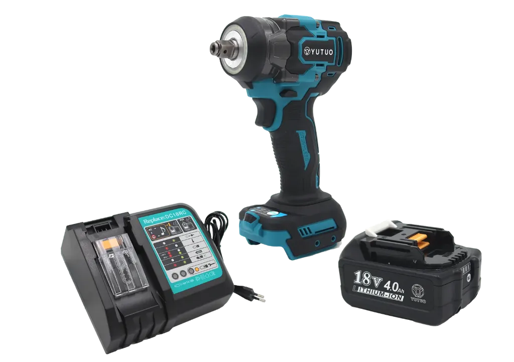 🔩 Impact Wrench 18V – 550 Nm + 4Ah + lader  zware slagmoersleutel